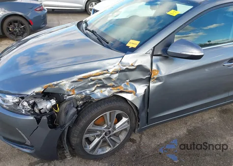 2017 Hyundai Elantra Limited from USA, damaged, VIN KMHD84LF8HU212288